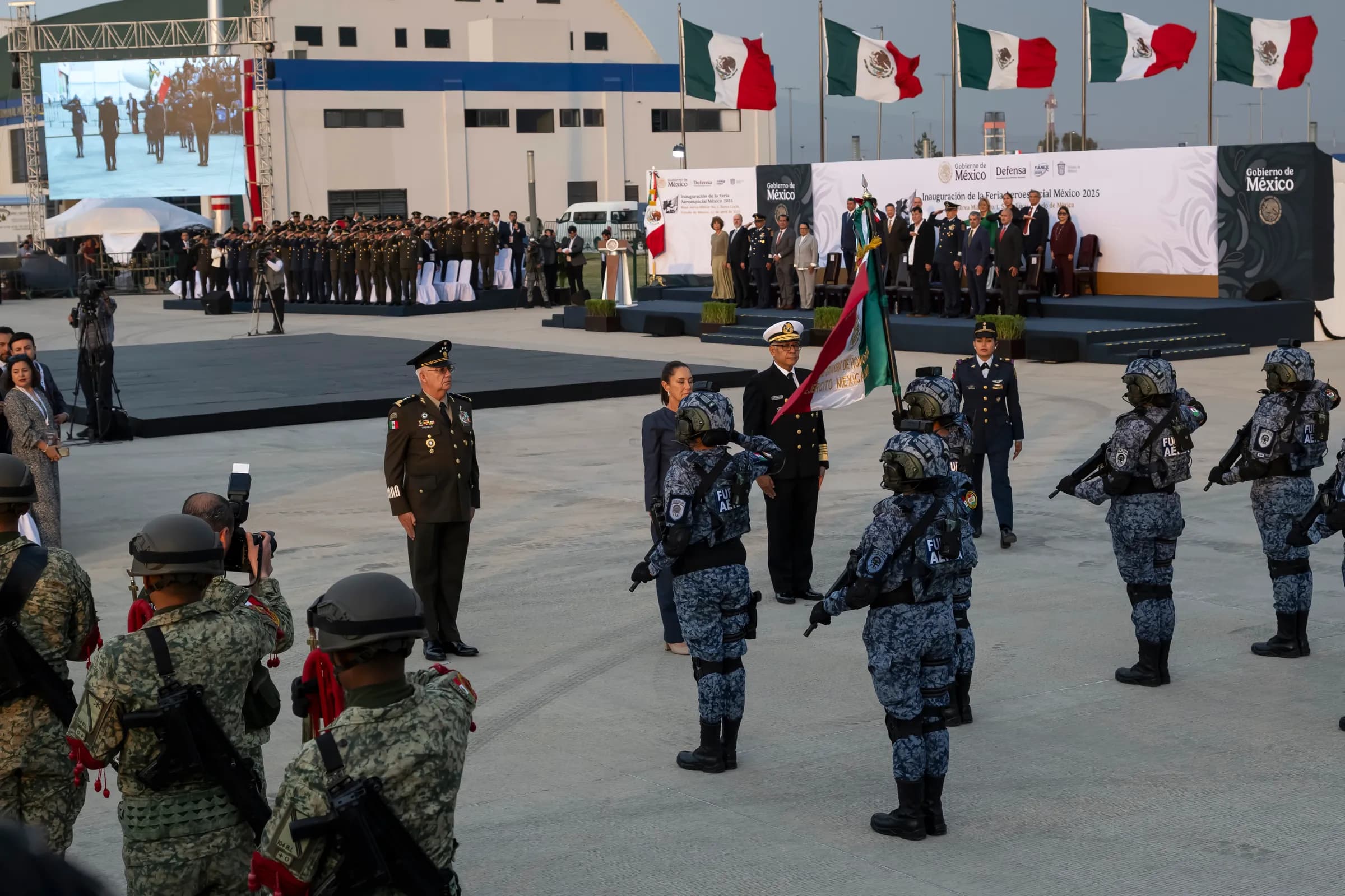 Inauguration of Mexico's Aerospace Fair